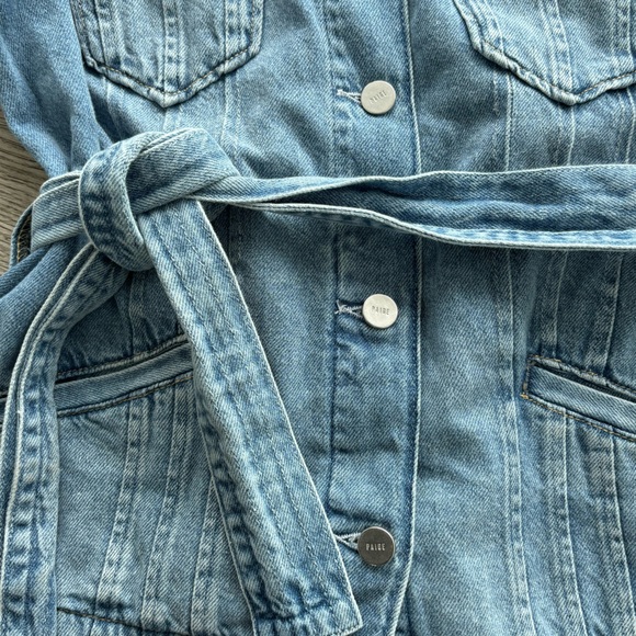 Paige Kimber Belt Denim Shacket - Catrin - Picture 5 of 10